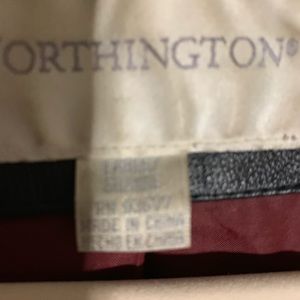 Women’s black leather jacket - blazer style